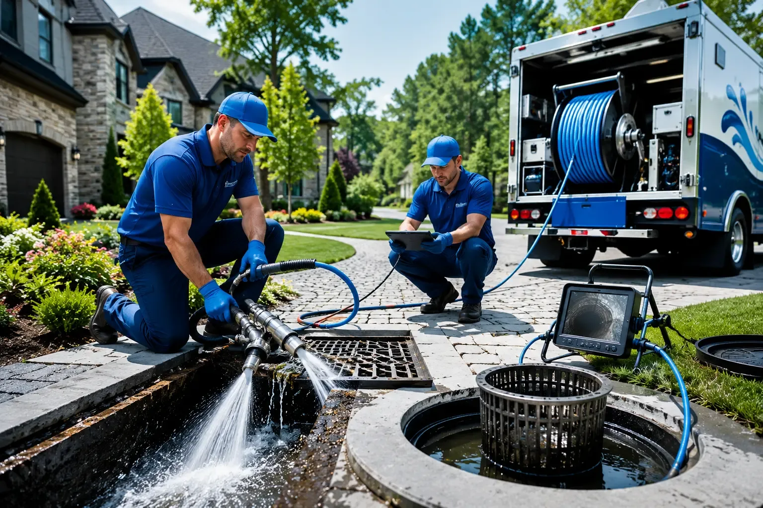 Local outdoor drain cleaning professionals in New London, WI
