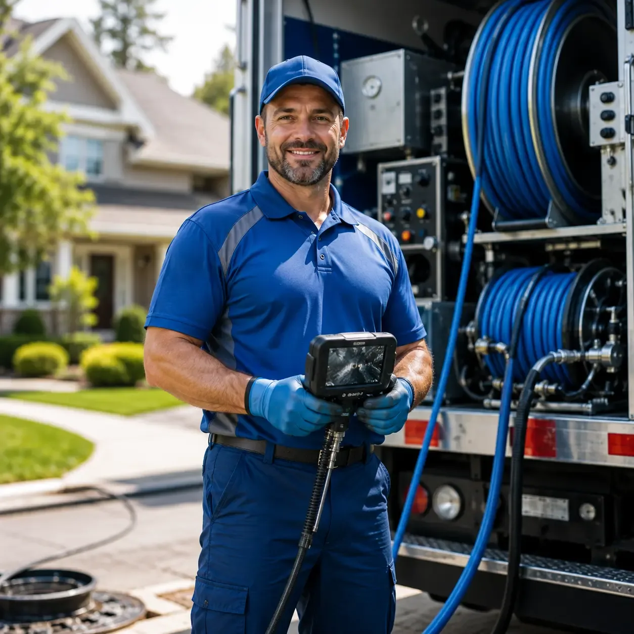 Local outdoor drain cleaning specialists in New London, WI